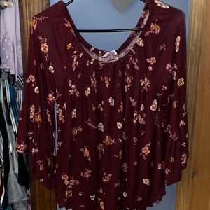 Lux off the shoulder shirt